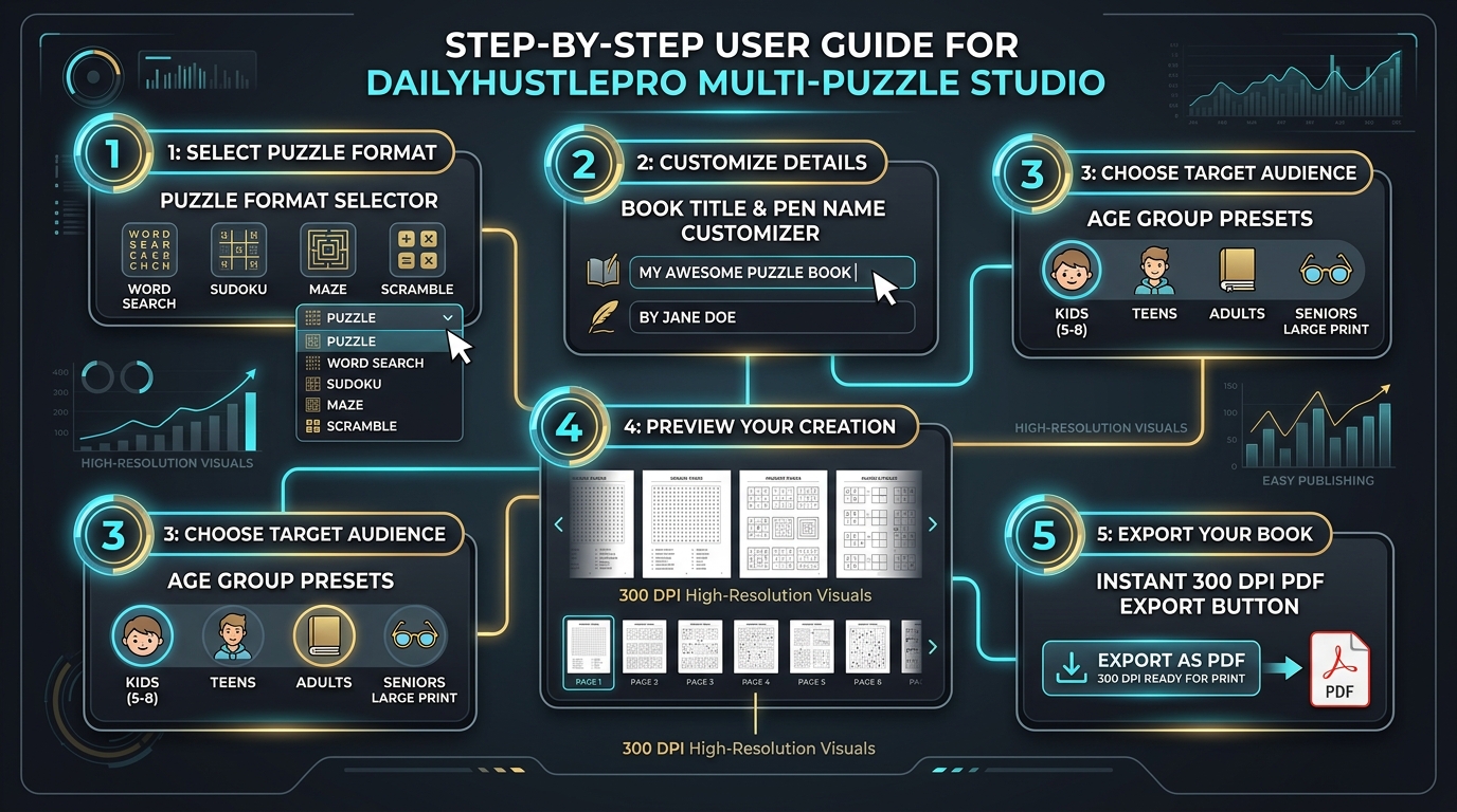 Step-by-Step User Guide for Multi-Puzzle Studio