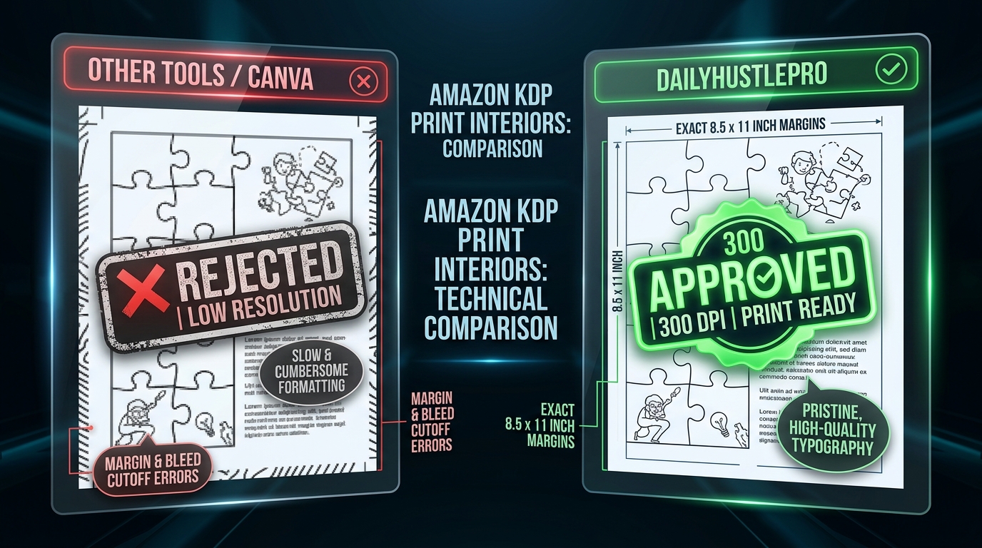 Technical Comparison: Other Tools vs DailyHustlePro 300 DPI
